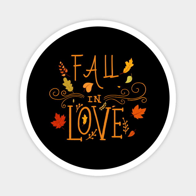 Seasonal Love Fall Magnet by designdaking